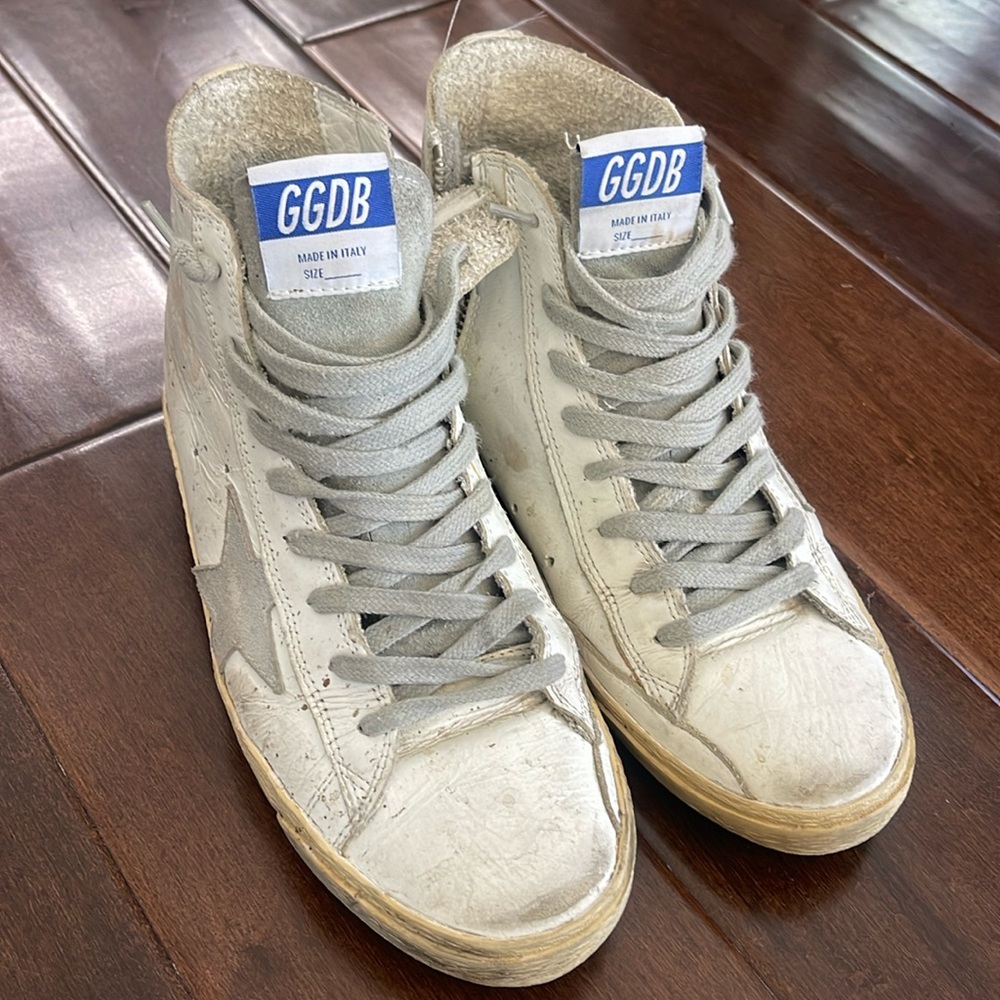 Golden goose hi-tops size 37
